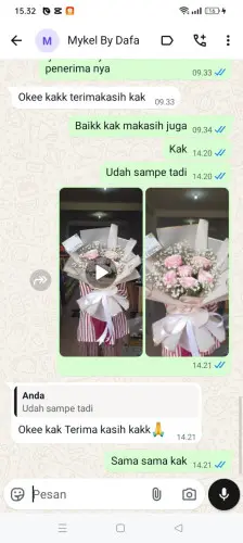 Testimonial Buket Bunga labuan