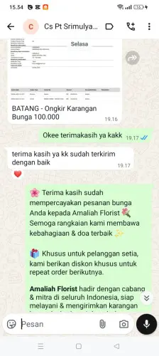 Testimonial Papan Bunga labuan