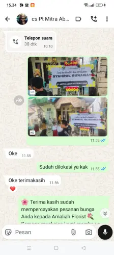 Testimonial Papan Bunga labuan