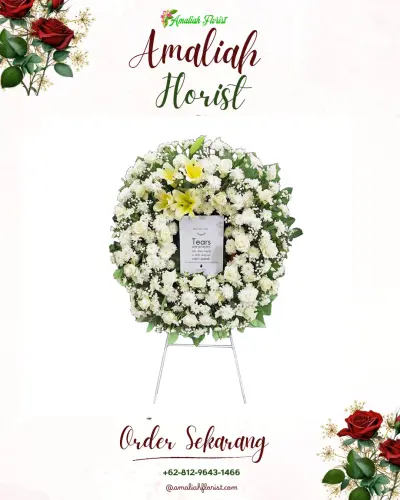 Krans Bunga Duka Cita labuan